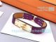 Copy Hermes Calf Leather Bracelet With Yellow Gold Buckle (7)_th.JPG